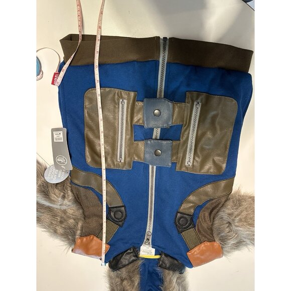 Disney Parks Rocket Raccoon Costume Jacket Kids 5/6 Guardian Galaxy Marvel Zip - Picture 7 of 10